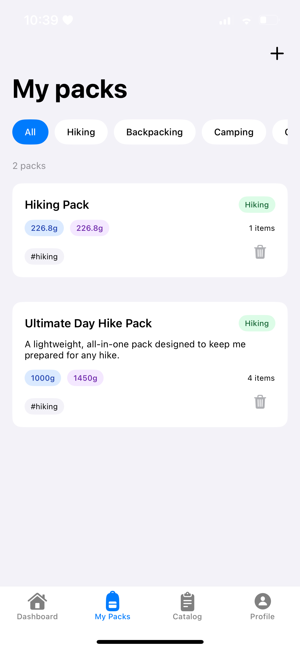 Smart Packing Lists